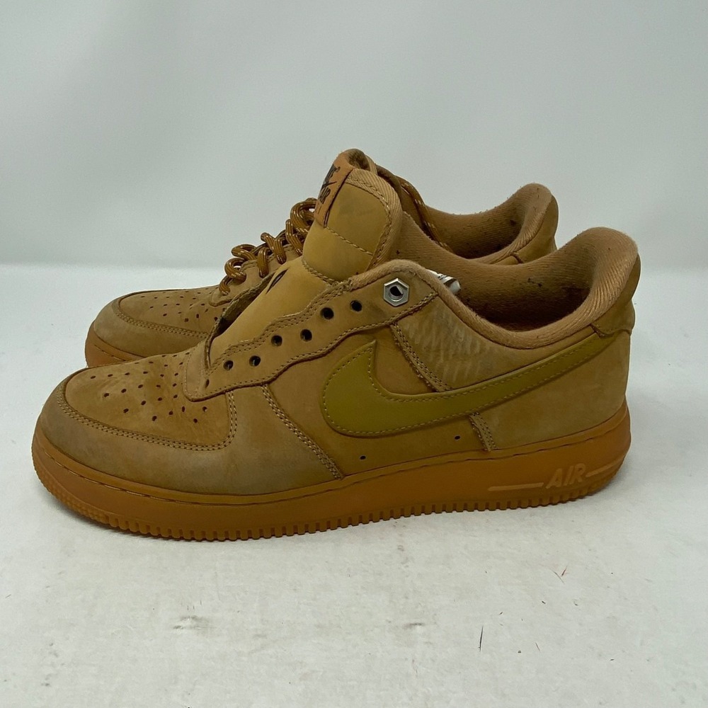 Nike Air Force 1 '07 WB Mens Sneakers US 8 Brown CJ9179-200 Athletic Gum Sole
